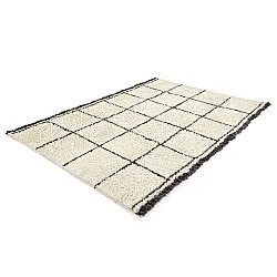 Koberce s dlhým vlasom - Lana Natural Cotton Shaggy (krémová/tmavošedá)