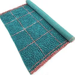 Koberce s dlhým vlasom - Lana Natural Cotton Shaggy (tyrkysová/ružová)