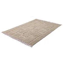 Koberce s dlhým vlasom - Lindley Natural Cotton Shaggy (béžová/ružová)