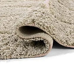 Koberce s dlhým vlasom - Lindley Natural Cotton Shaggy (béžová/ružová)