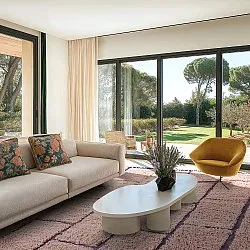 Koberec s dlhým vlasom - Lindley Natural Cotton Shaggy (ružový/fialový)