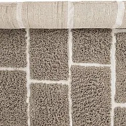 Koberce s dlhým vlasom - Lindley Natural Cotton Shaggy (taupe/sivá)