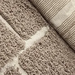 Koberce s dlhým vlasom - Lindley Natural Cotton Shaggy (taupe/sivá)