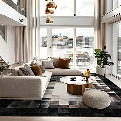 Koberec Wilton - Livada (čierna/multikolórová)