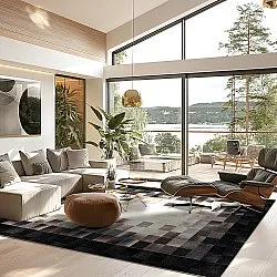 Koberec Wilton - Livada (čierna/multikolórová)