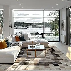 Koberec Wilton - Livada (biely/multicolor)