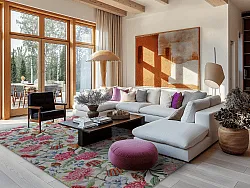 Koberec Wilton - Lois (ružová/multi)