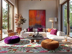 Koberec Wilton - Lois (ružová/multi)