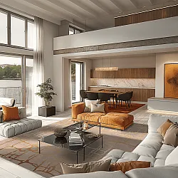 Koberec Wilton - Lorenzo (hnedá/zlatá)