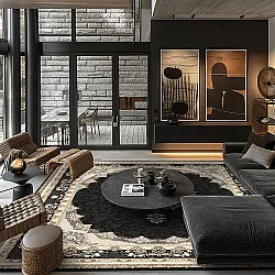 Koberec Wilton - Lukla (čierny)