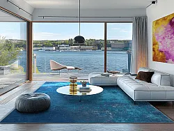 Koberec Wilton - Lynton (tmavomodrý)