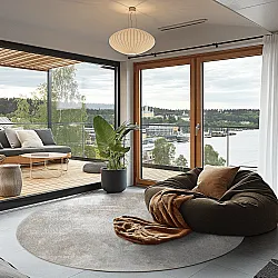 Koberec okrúhly - Malaga (béžový)