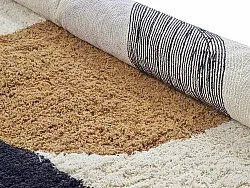 Kruhový koberec - Mantona Natural Cotton Shaggy (multi)