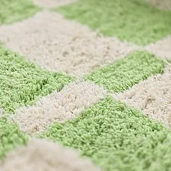 Koberce s dlhým vlasom - Maranello Natural Cotton Shaggy (zelená)