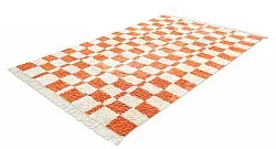 Koberec s chlupatým povrchom - Maranello Natural Cotton Shaggy (oranžová)
