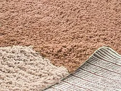 Koberec s dlhým vlasom - Mareto Natural Cotton Shaggy (hnedý)