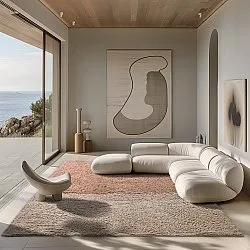 Koberec s dlhým vlasom - Mareto Natural Cotton Shaggy (hnedý)