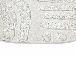 Kolo koberce - Margo Natural Cotton Shaggy (offwhite)