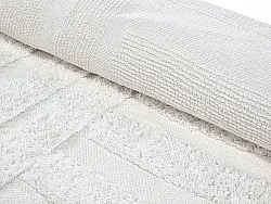 Kolo koberce - Margo Natural Cotton Shaggy (offwhite)