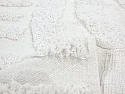Rund matta - Mavis Natural Cotton Shaggy (offwhite)