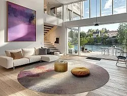 Kruhový koberec - Mogoro (viacfarebný)