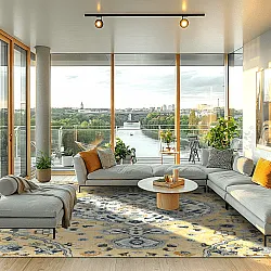 Koberec Wilton - Mojácar (žltý)