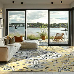 Koberec Wilton - Mojácar (žltý)