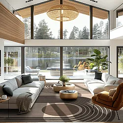 Koberec Wilton - Moudania (hnedá/čierna)