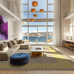 Koberec Wilton - Myra (béžová/žltá)