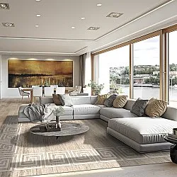 Koberec Wilton - Mytos (béžová/biela)