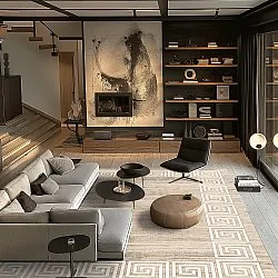 Koberec Wilton - Mytos (béžová/biela)