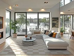 Koberec Wilton - Nevada (béžová/biela)