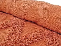 Kruhový koberec - Pamplona Natural Cotton Shaggy (terracota)