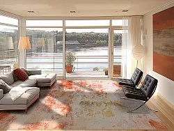 Koberec Wilton - Periana (ružový/multikolórový)