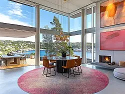 Kruhový koberec - Perugia (ružový)