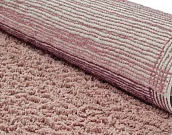 Kruhový koberec - Pione Natural Cotton Shaggy (ružový)