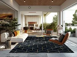 Koberec Wilton - Remy (tmavomodrý)