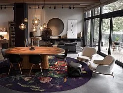 Kruhový koberec - Rich Flowers (multicolor)