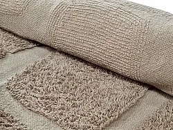 Koberce s dlhým vlasom - Salem Natural Cotton Shaggy (taupe)