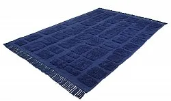 Koberce s dlhým vlasom - Salem Natural Cotton Shaggy (tmavomodrý)