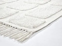 Koberce s dlhým vlasom - Salem Natural Cotton Shaggy (offwhite)