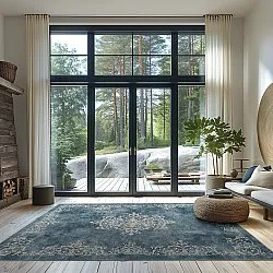 Koberec Wilton - Santi (modrá/bežová)