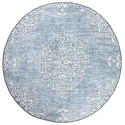 Kruhový koberec - Santi (modrá)