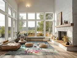 Wilton koberec - Satriano Blur (šedý/multicolor)