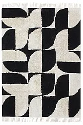Ryamattor - Siberia Natural Cotton Shaggy (offwhite/svart)