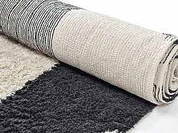 Ryamattor - Siberia Natural Cotton Shaggy (offwhite/svart)