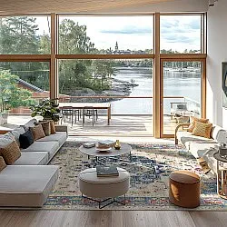 Koberec Wilton - Siliana (modrý)