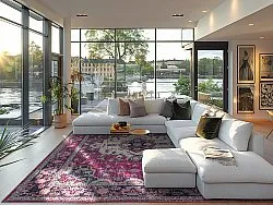 Koberec Wilton - Siliana (ružový)