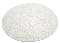 Kruhový koberec - Sion Natural Cotton Shaggy (offwhite)