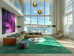 Koberec Wilton - Taknis (mentolový)